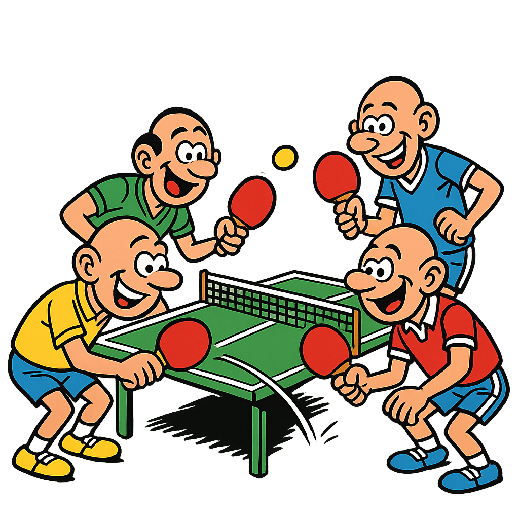 Comic Pong Match